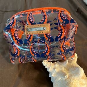 Stella & Dot Fish Print Cosmetic Bag